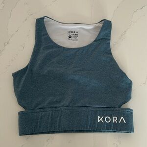Kora Be your best Sports Bra/Top Blue/Green Size Medium